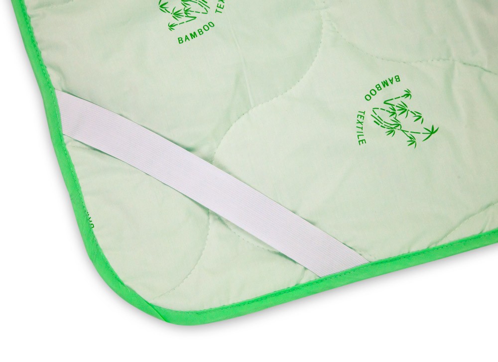 Наматрасник с фиксатором бамбуковое волокно 160*200 см 