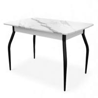 Стол Уют 3 1100(+390)*700*750 Белый / Опора черный 