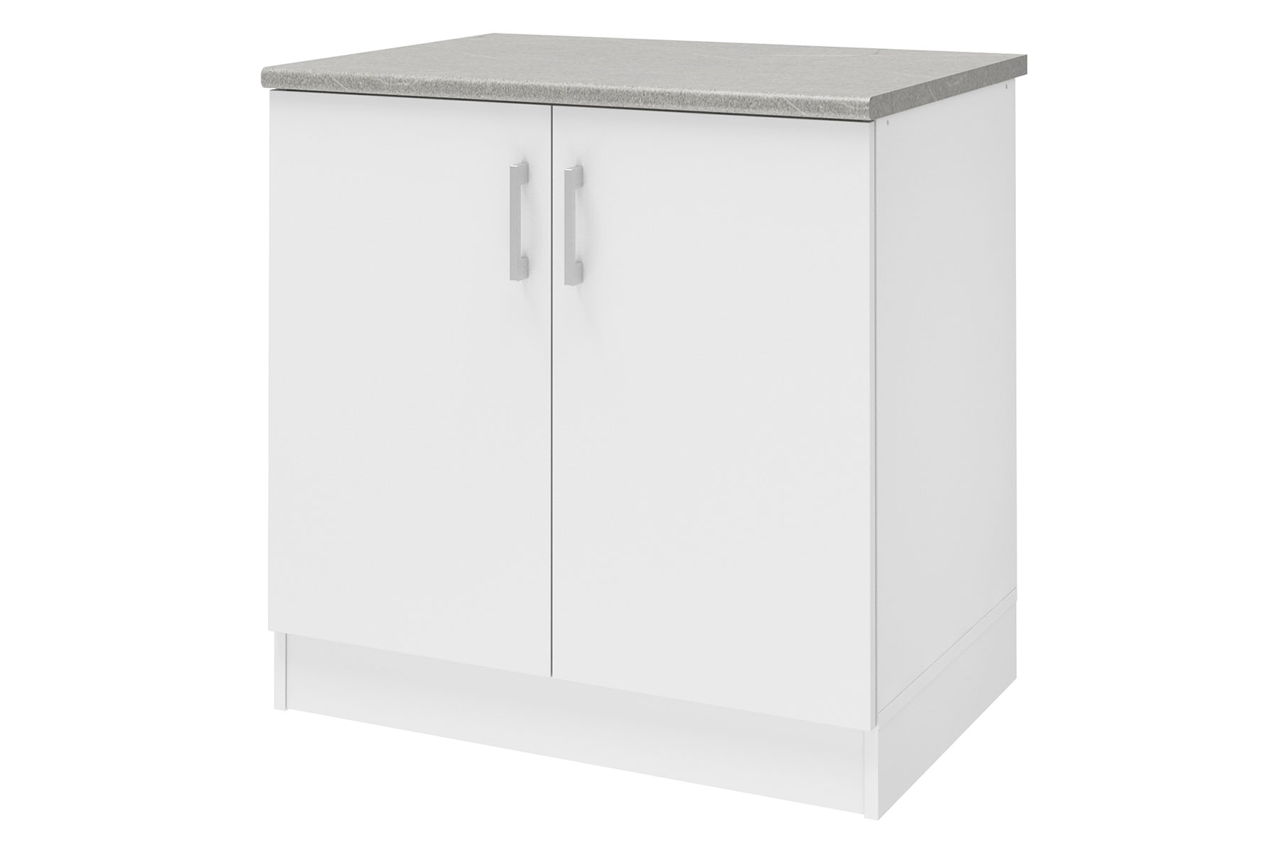 Уют СТЛ.275.04 Шкаф напольный 80 Белый/Белый