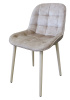 Стул Прованс 2 Монолит Велюр Бежевый / нога RAL 1015 Молочный