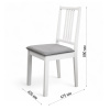 Стул Монтерэй -SW00384 Серый / Белый