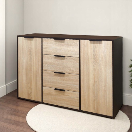 Комод БН-174-03 (1400) дуб венге/дуб сонома