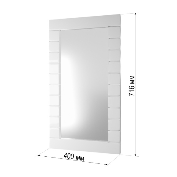 Фасад БЕЛЫЙ ГЛЯНЕЦ 400 СТЕКЛО