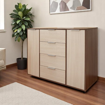 Комод БН-174-03 (1200) ясень шимо/дуб млечный