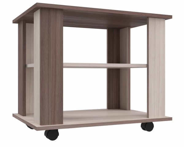 Стол журнальный СЖ-10 Ясень шимо светлый/Ясень шимо темный