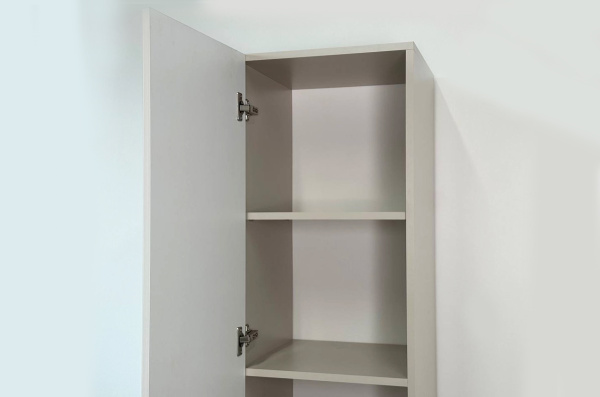 Шкаф однодверный Рич кашемир/фрапучино матовый/черный