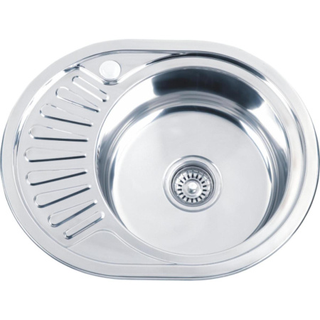 Мойка врезная MD6-5745OVL  (со сливной арматурой)