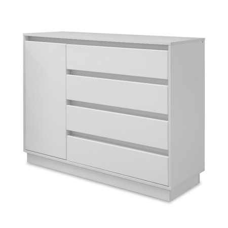 Комод Грас Белый Жемчуг/СофтТач Белый