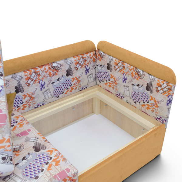 Диван-кровать "Лидер 1/1" OWL Brik + Velvet Lux 6