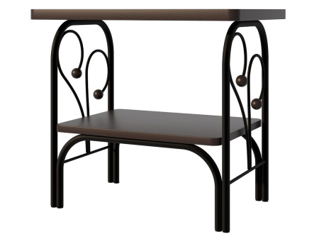 Тумба прикроватная Версаль ММД 202  черный/венге