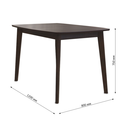 Стол  TVE-6822 Merlot Beech (MB), 1200(+300)*800*750