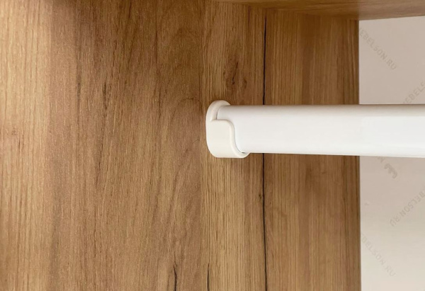 Форсаж Шкаф комбинированный (с ящ. 2-створчатый) (дуб крафт золотой/белый)