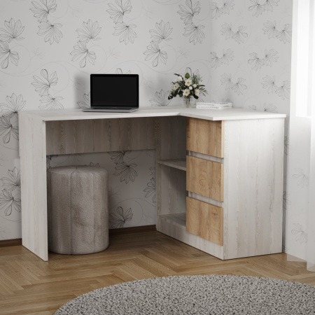 Стол компьютерный «Анже» Сосна Лофт/Эндергейн