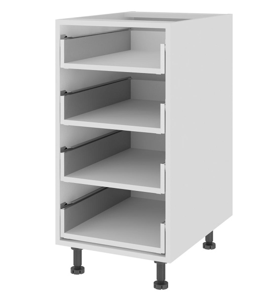 Тумба с 4-мя ящ. 82*40 Белый  ТЯ4-40Ц  