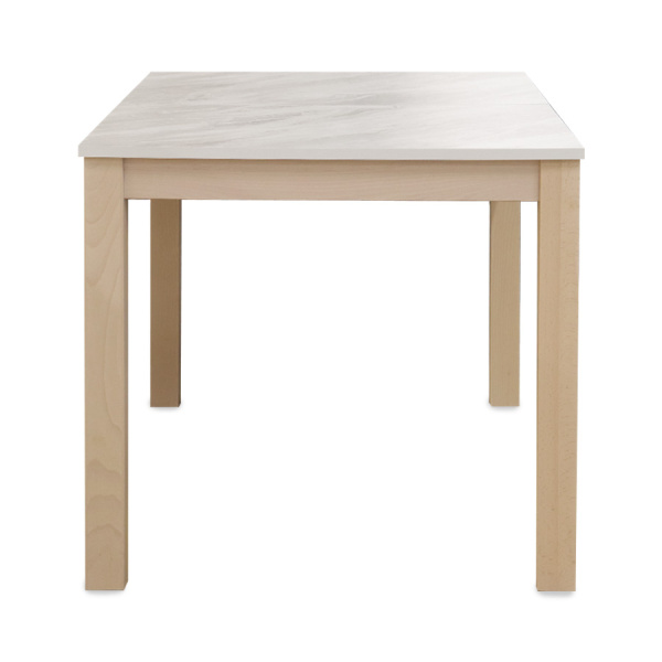 Стол  TME-6931, Меланин, Milky white beech, 1200(+300)*800*740