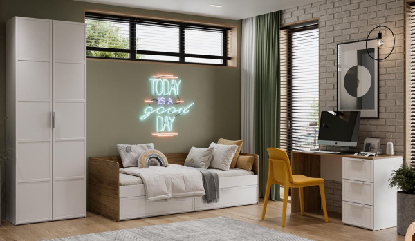 Стелла (молодежная) Шкаф д/белья 402.21 Исп.2