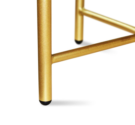 Банкетка SHT- B4  голубая пастель/золото