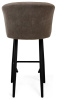 Стул Верона БАРНЫЙ, Т173- капучино+нога барная Bh70см 1R38(черный)