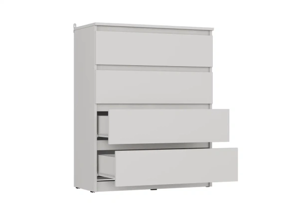 Комод К -1 Сити Белый/Белый снег