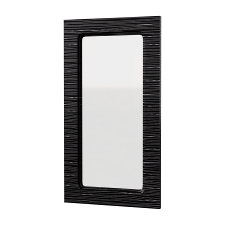 Фасад  ЧЕРНЫЙ СТРАЙП 400 СТЕКЛО 