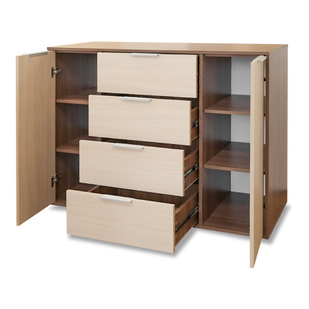 Комод БН-174-03 (1200) ясень шимо/дуб млечный