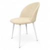 Стул Соло Металл белый, бежевый Ultra Sand