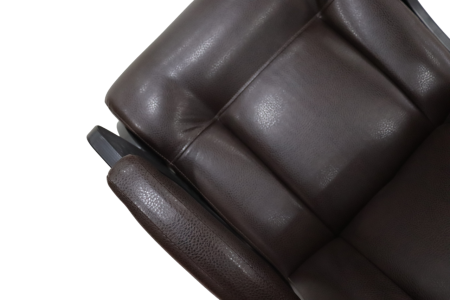 Кресло для отдыха Dondolo, Модель 51, венге, экокожа Vegas lite amber