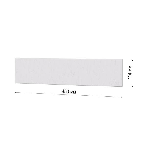 Фасад ПРАГА (ромб) белый под духовку 114 * 450