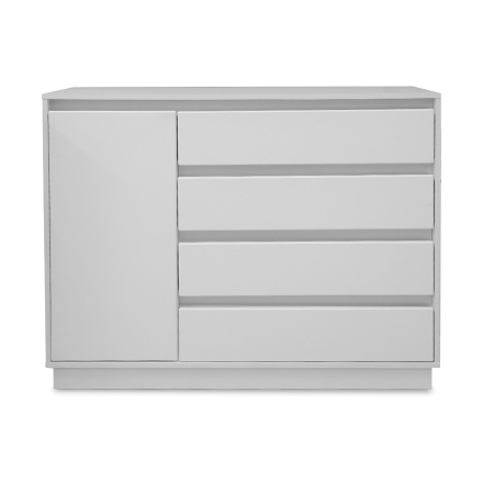 Комод Грас Белый Жемчуг/СофтТач Белый