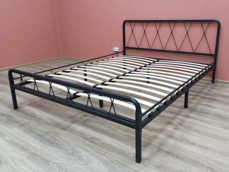 Кровать Клэр КМД 18 120*200 (с основанием) черный
