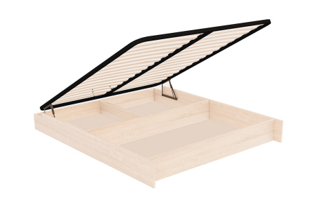 БИЗ16б/327б Основание с бельевым ящиком и под.мех. 1400*2000 дуб сонома