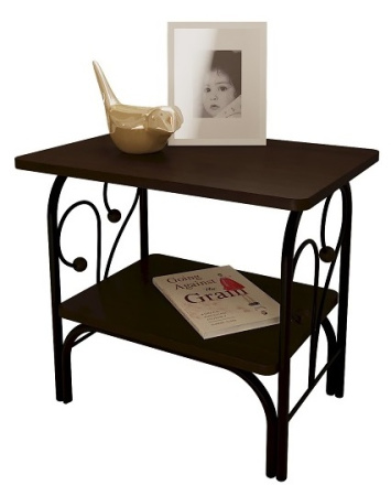 Тумба прикроватная Версаль ММД 202  черный/венге