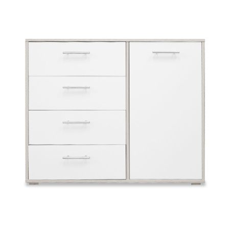 Комод БН-175-04  (986) Сосна лофт/Белый