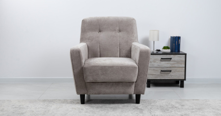 Кресло "Арно" Арт. ТК 563 Лаки 02 (серый жемчуг), Лаки 02 