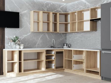 НОВА Корпус шкафа настенного торцевого / Дуб сонома