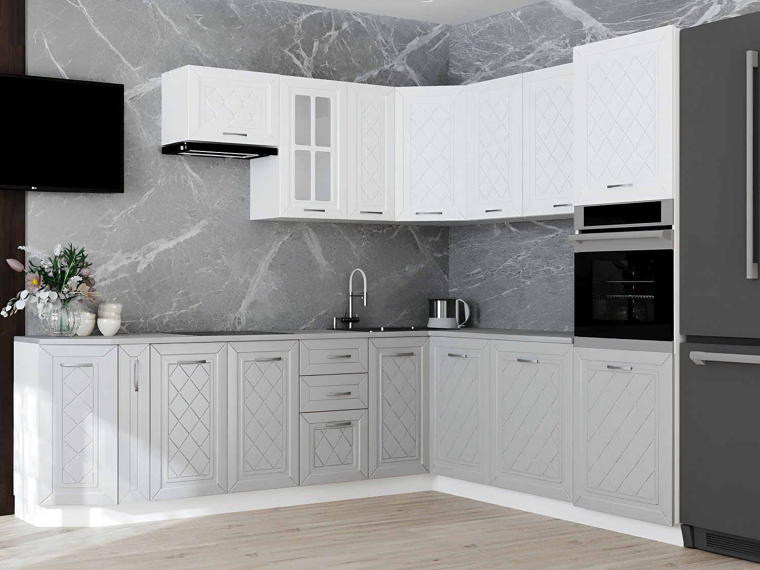 НОВА Корпус шкафа настенного торцевого / Дуб сонома