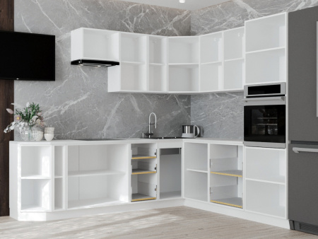 НОВА  Корпус шкафа настенного 2-х дверного 800 / Белый