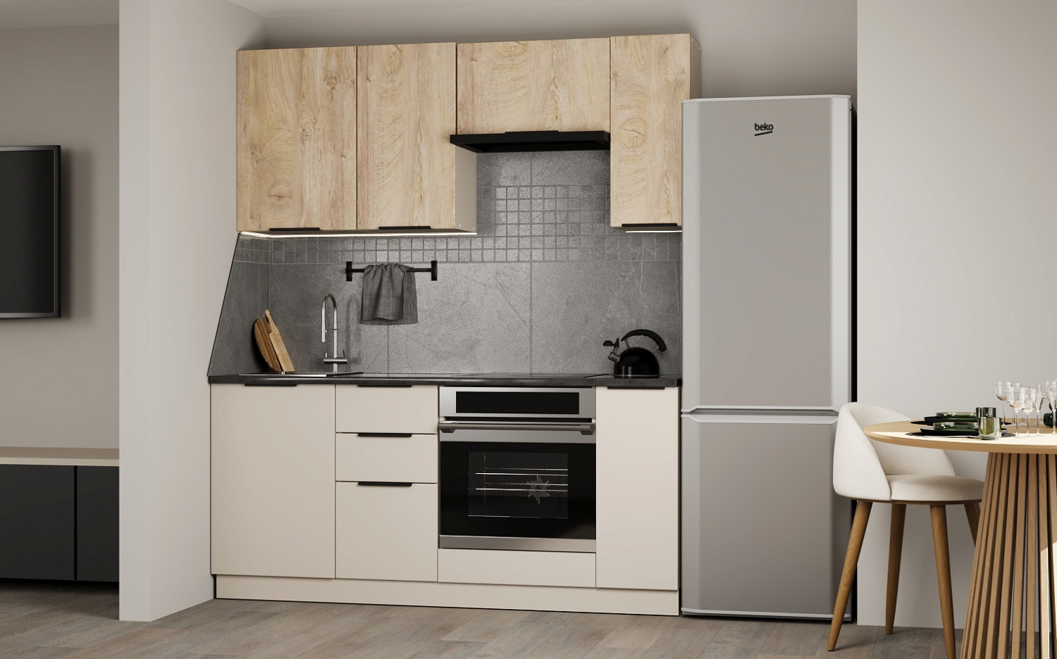 ВИГО  Шкаф настенный угловой 90град.